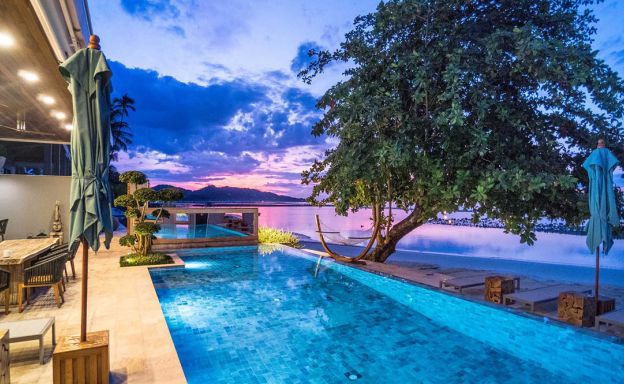 Ultra Luxury 6 Bedroom Beachfront Villa in Laem Sor