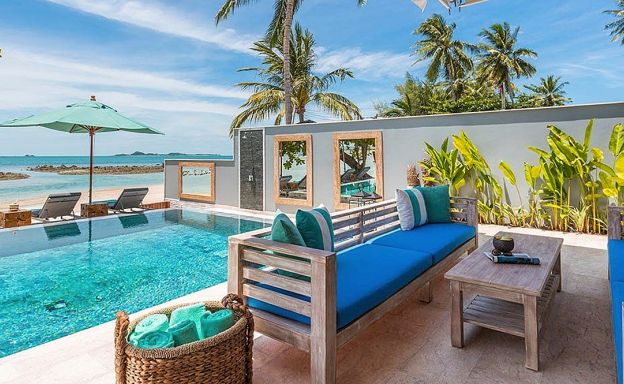 Ultra Luxury 6 Bedroom Beachfront Villa in Laem Sor
