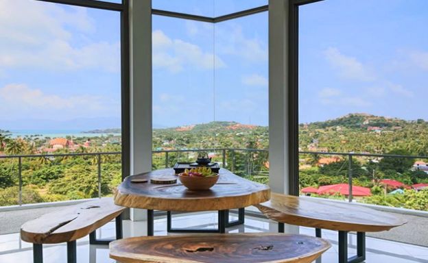 Unique Modern Panoramic Sea View Villa in Plai Laem