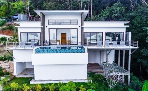 New 3 Bedroom Modern Sea View Villa in Chaweng Hills