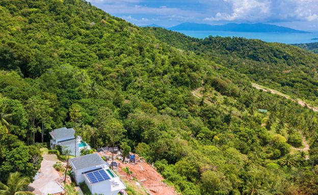 New 3 Bedroom Modern Sea View Villa in Chaweng Hills