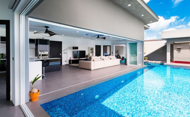 Modern 3 Bedroom Sea view Pool Villa on Lamai