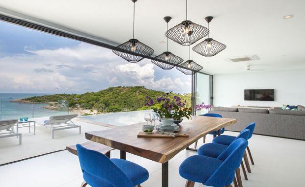 Luxury 3 Bedroom Sea view Villas by Plai Laem Beach