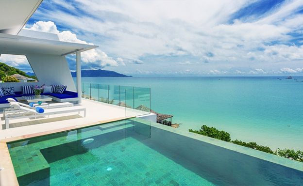 Luxury 3 Bedroom Sea view Villas by Plai Laem Beach