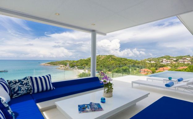 Luxury 3 Bedroom Sea view Villas by Plai Laem Beach