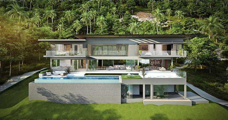 Ultra-Luxury 5 Bedroom Sea view Villa in Chaweng Noi-3