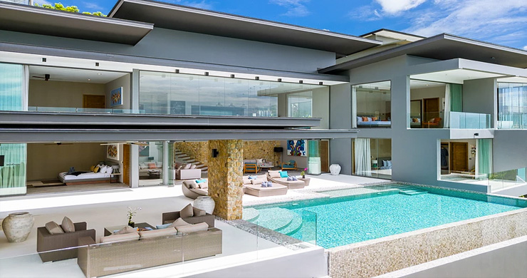 Ultra-Luxury 5 Bedroom Sea view Villa in Chaweng Noi-7