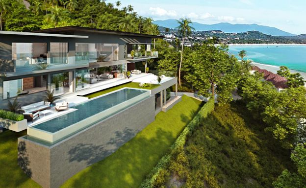Ultra-Luxury 5 Bedroom Sea view Villa in Chaweng Noi