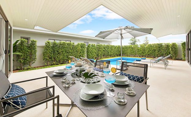 Chic Modern 2 Bedroom Pool Villa in Peaceful Plai Laem