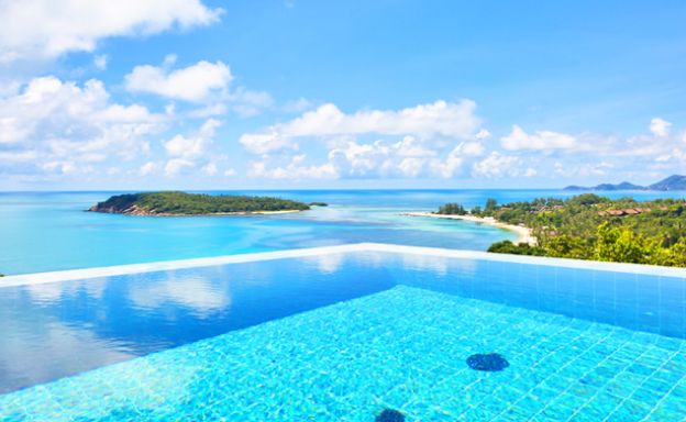 Chic 4 Bed Luxury Zen Sea view Villa in Choeng Mon