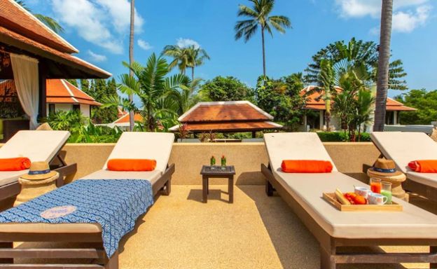 Palatial Tropical 4 Bed Pool Villa by Bangrak Beach
