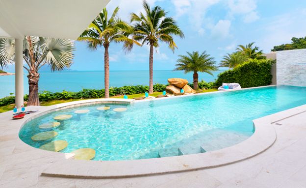 Ultra-Luxury Beachfront 4 Bed Villa on Plai Laem Bay