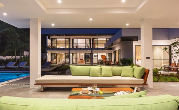 Beachfront 7 Bed Villa on Peaceful Laem Sor Beach