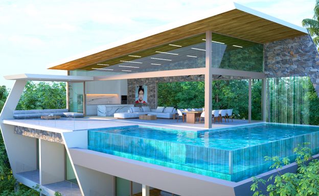 Contemporary 3-Bed Sea view Villas by Chaweng Noi