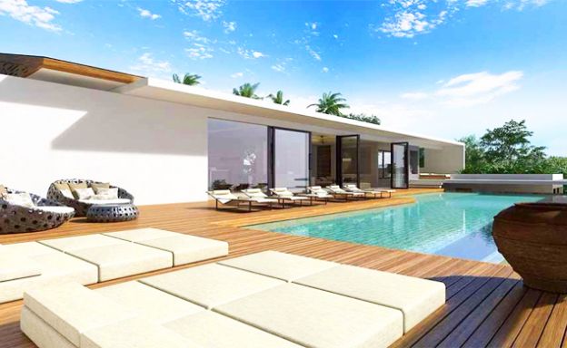 Sleek Modern 5-Bed Luxury Oceanfront Villa in Phuket