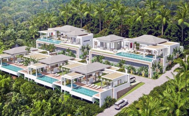 New 2-3 Bedroom Bali Luxury Pool Villas in Bophut