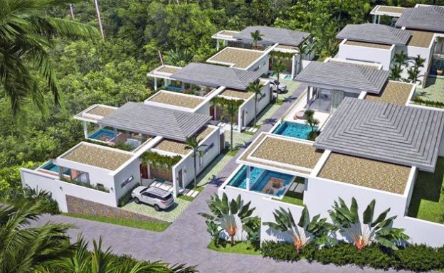 New 2-3 Bedroom Bali Luxury Pool Villas in Bophut