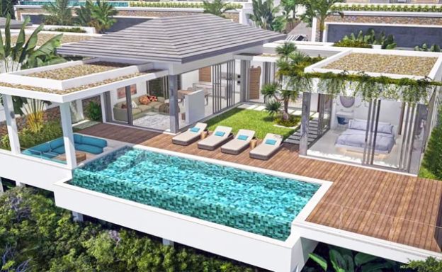New 2-3 Bedroom Bali Luxury Pool Villas in Bophut