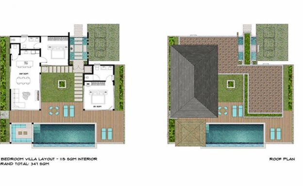 New 2-3 Bedroom Bali Luxury Pool Villas in Bophut