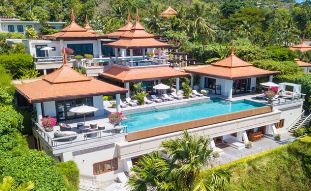 Magnificent 6 Bedroom Oceanfront Mansion in Phuket