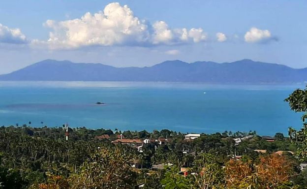 Panoramic Sea view Land for Sale on Bophut Hillside