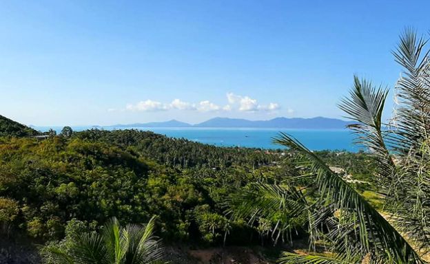 Panoramic Sea view Land for Sale on Bophut Hillside