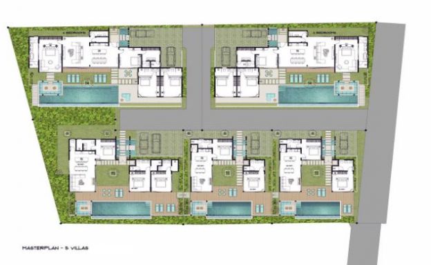 New Luxury 4 Bed Bali Sea-view Villas in Bophut Hills