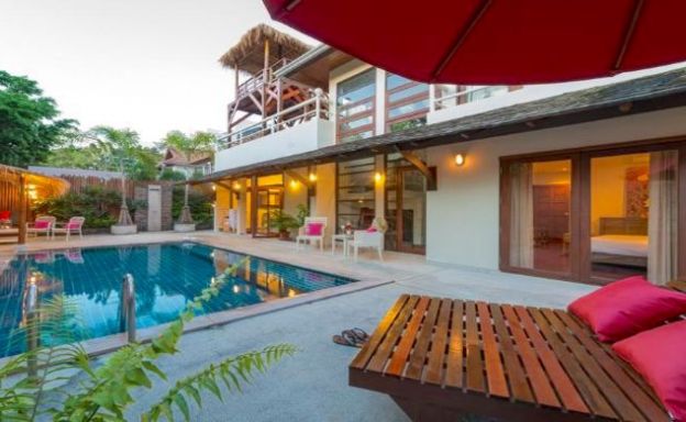 Tropical 3 Bedroom Pool Villa Close to Bangrak Beach