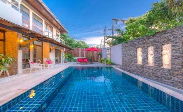 Tropical 3 Bedroom Pool Villa Close to Bangrak Beach