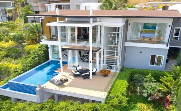 Contemporary 4 Bed Luxury Pool Villa in Chaweng Noi