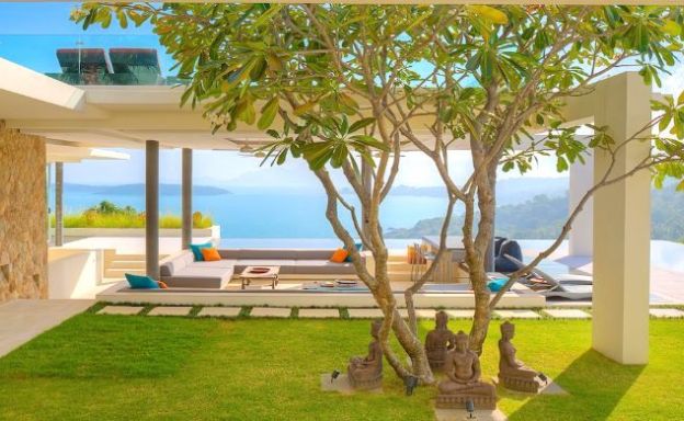 Ultra-Luxury 4 Bed Sea view Pool Villa in Choeng Mon