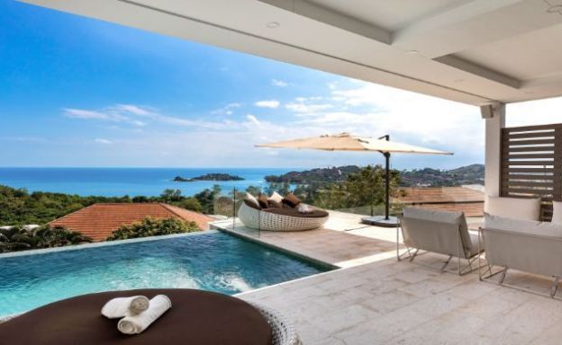 Beautiful 4 Bed Sea View Villas by Choeng Mon Beach