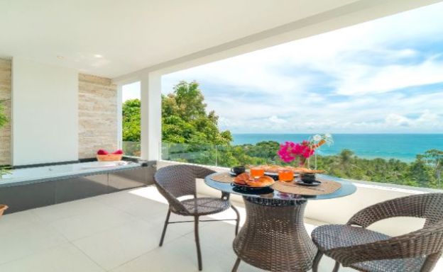 Modern 1-2 Bedroom  Sea View Apartments in Lamai