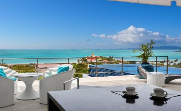 Luxury 4 Bed Unique Sea view Villa by Bangrak Beach