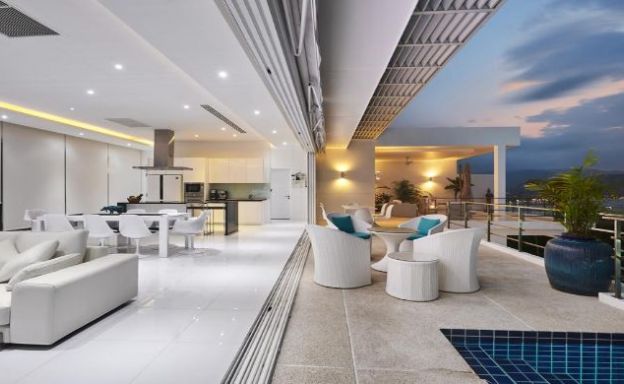 Luxury 4 Bed Unique Sea view Villa by Bangrak Beach