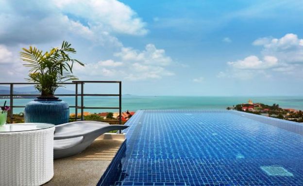 Luxury 4 Bed Unique Sea view Villa by Bangrak Beach