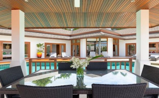 Modern 3 Bed Tropical  Villa in Choeng Mon