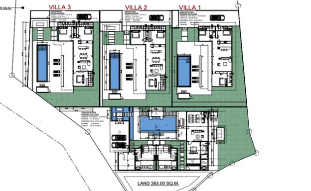 Beautiful Bali 3 Bed Villas with Large Garden in Maenam
