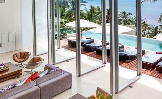 Exquisite 4 Bed Luxury Beachfront Villa in Taling Ngam