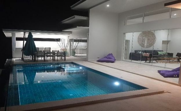 Panoramic 3 Bed Modern Sea View Pool Villa in Bophut