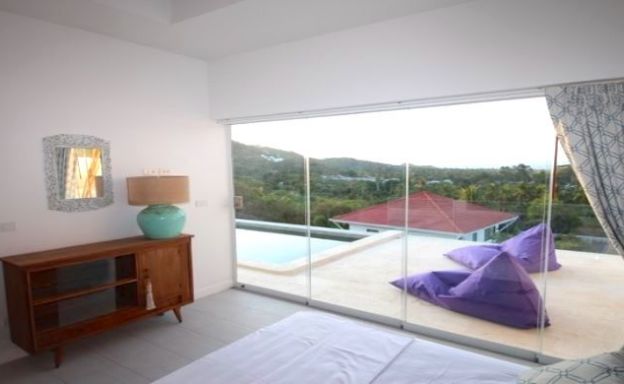 Panoramic 3 Bed Modern Sea View Pool Villa in Bophut