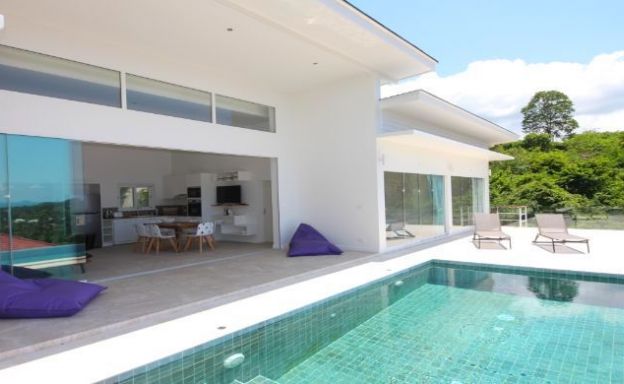 Panoramic 3 Bed Modern Sea View Pool Villa in Bophut