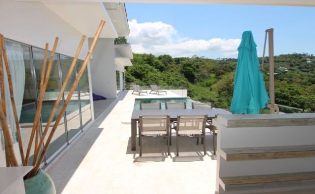 Panoramic 3 Bed Modern Sea View Pool Villa in Bophut