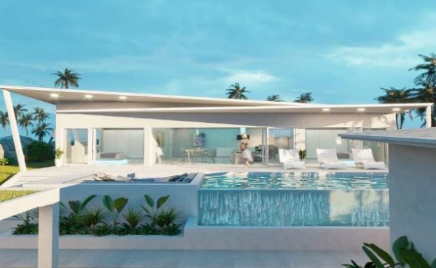 Modern 3-4 Bedroom Sea View Pool Villas in Chaweng