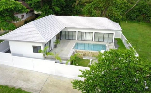 New 3 Bedroom Tropical Pool Villas in Maenam