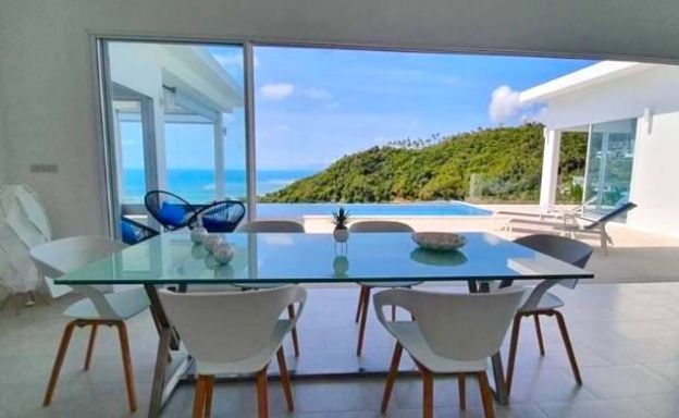 Panoramic 3 Bedroom Sea View Pool Villa in Lamai