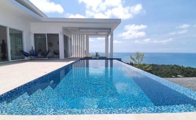 Panoramic 3 Bedroom Sea View Pool Villa in Lamai