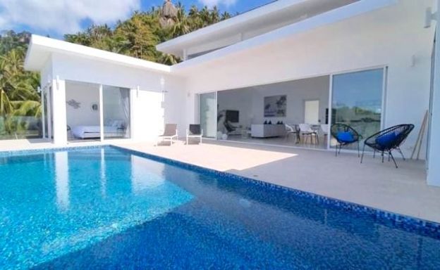 Panoramic 3 Bedroom Sea View Pool Villa in Lamai