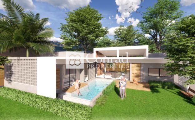 New Modern 3 Bedroom Pool Villas in Maenam