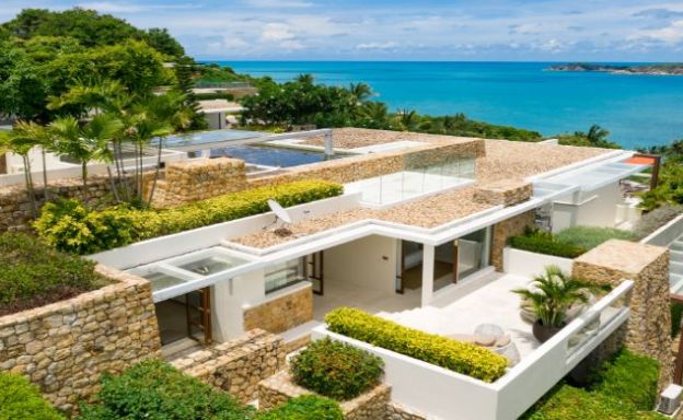 Beautiful 4 Bed Sea View Pool Villa on Choeng Mon